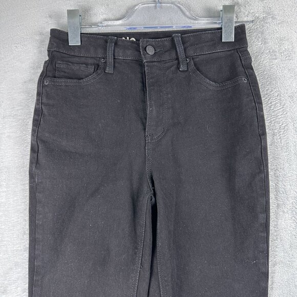No Boundaries Skinny Jeans Womens Size 4 Mid Rise Dark Wash Stretch Black - Picture 3 of 12